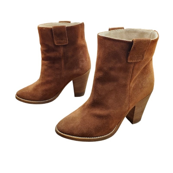 Aquatalia Brown Suede Boots Size: 6 - Picture 3 of 6